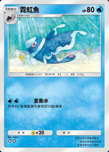 霓虹魚卡圖