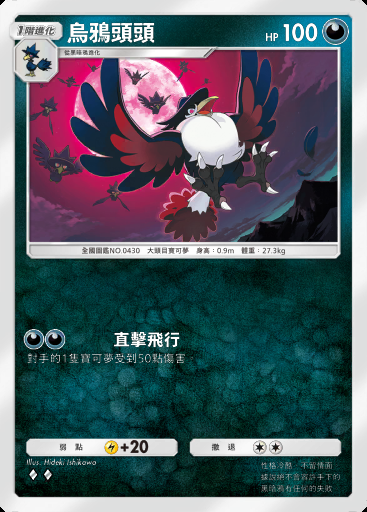 烏鴉頭頭卡圖