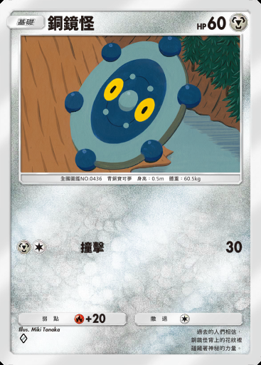 銅鏡怪卡圖