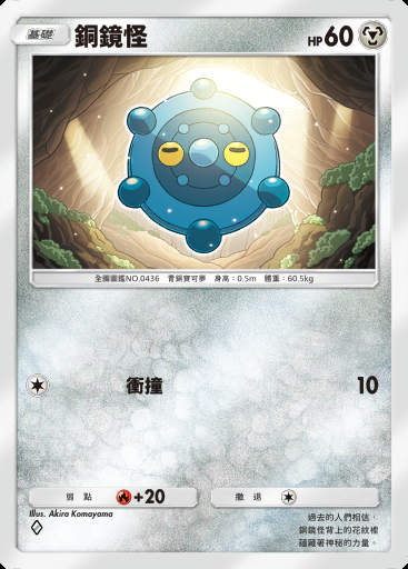 銅鏡怪卡圖