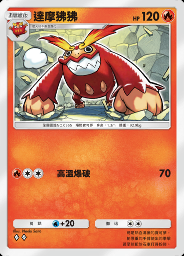 達摩狒狒卡圖