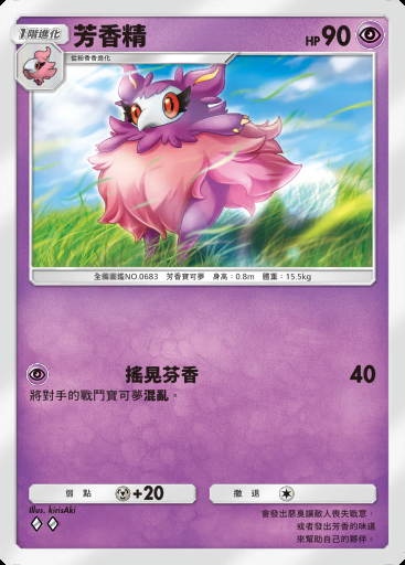 芳香精卡圖