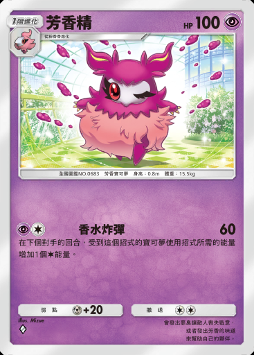 芳香精卡圖