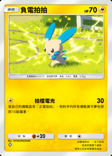 負電拍拍卡圖