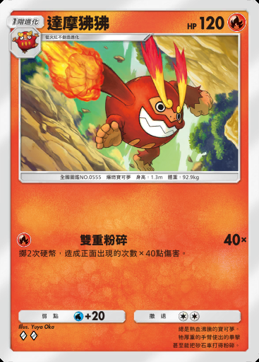 達摩狒狒卡圖