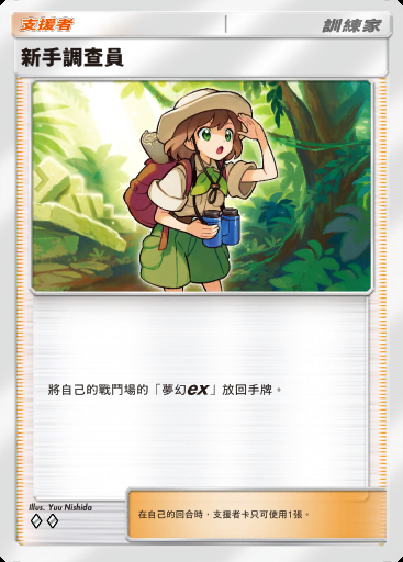 新手調查員卡圖